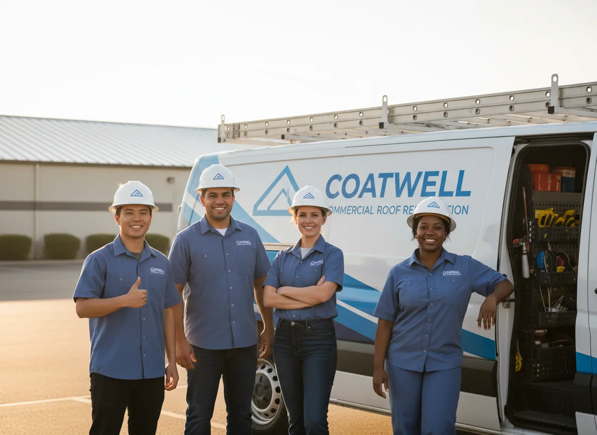 Commercial roof coating company in Milam, WV